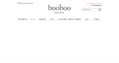 Desktop Screenshot of booboobootique.com