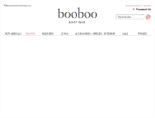 Tablet Screenshot of booboobootique.com